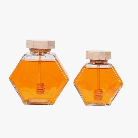 Hexagon Honey Jars Wholesale