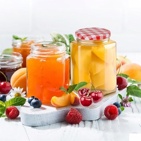 hexagonal-borosilicate-glass-jars