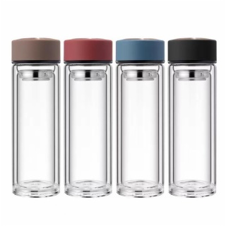 High Borosilicate Double Wall Water Bottle