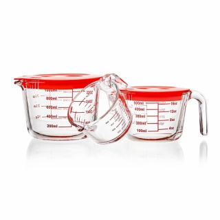 high borosilicate glass measuring cup