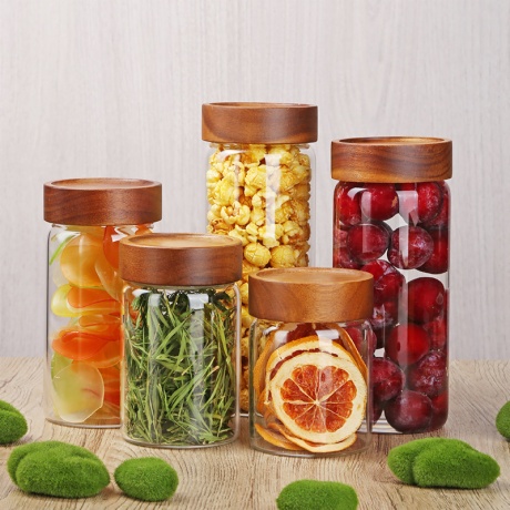 High Borosilicate Glass Storage Jar