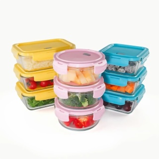 Heat-Resistant Glass Food Container