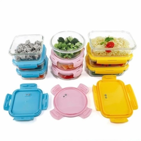 High Borosilicate Heat-Resistant Glass Food Container