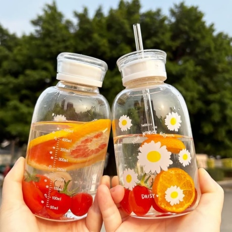 Juice Jar with Straw