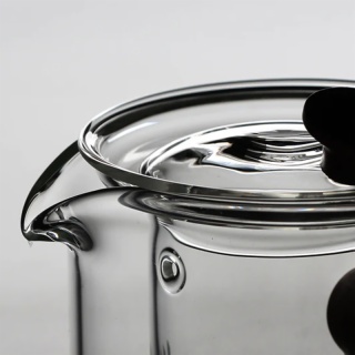 Kettle with Wood Handle