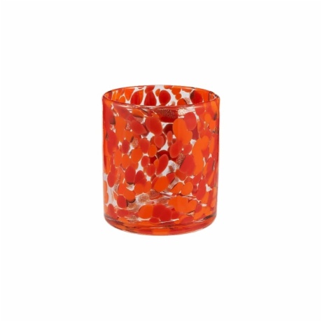 leopard candle jar