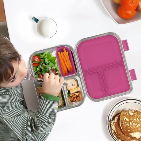 Lunch Box with 4-Compartment