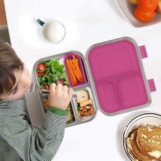 Lunch Box with 4-Compartment