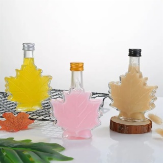 Maple Syrup Leaf Bottle