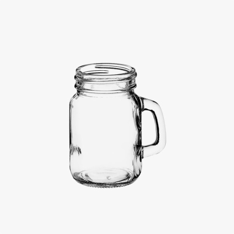 Mason Jar Glasses with Handles