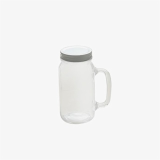 mason jar with handle