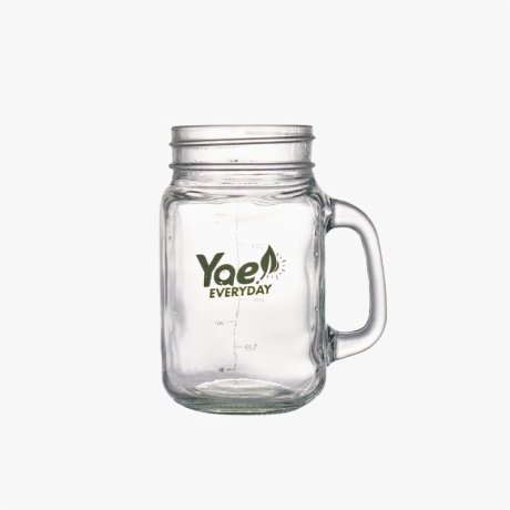 Mason Jar With Wooden Lid