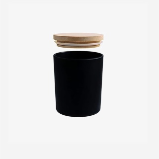 Matte Black Candle Jar