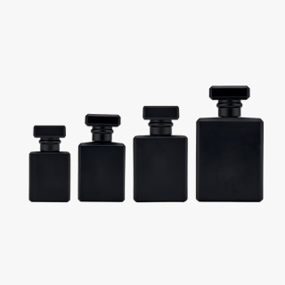 Matte Black Perfume Bottle