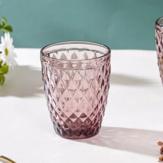 Mauve Water Glass