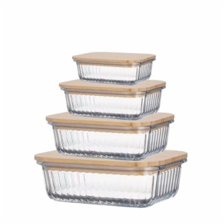 Microwaveable High Borosilicate Food Storage Container
