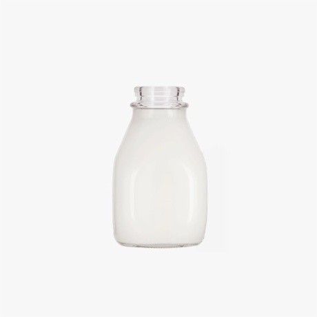 milk container glass