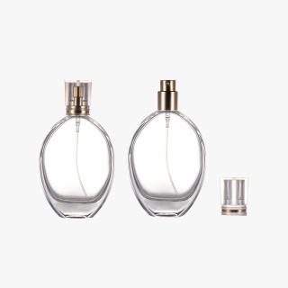 Oval Glass Perfume Bottles