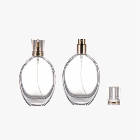 oval glass perfume bottles 