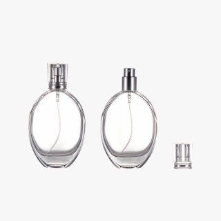 oval glass perfume bottles