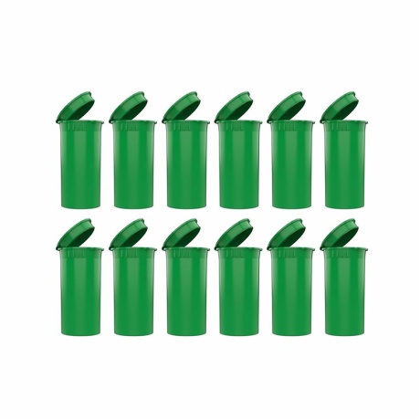 Pill Bottles with Hinged Lids