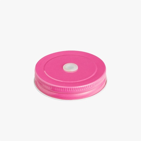 Pink Mason Jar Lid