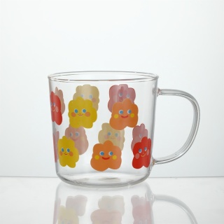 Printed Borosilicate Drinking Cup