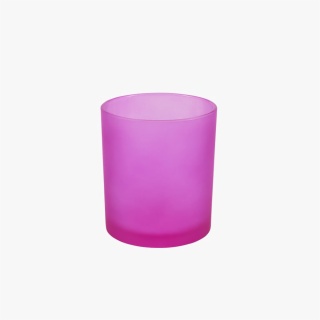 Purple Candle Jar
