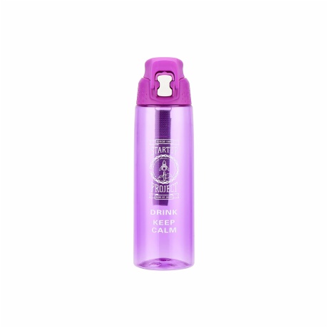 Purple Glass Water Bottle