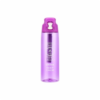 Purple Glass Water Bottle