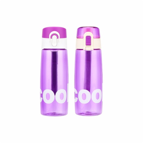 Purple Glass Water Bottle