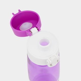 Purple Glass Water Bottle