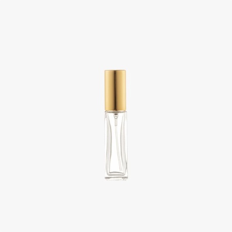 rectangle perfume bottles with gold lids 