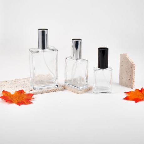 Rectangular Glass Perfume Bottle