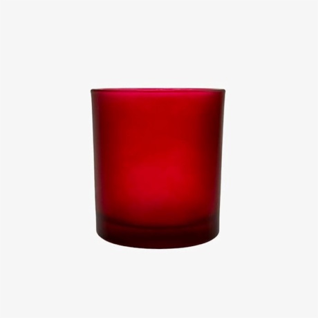 Red Candle Jar