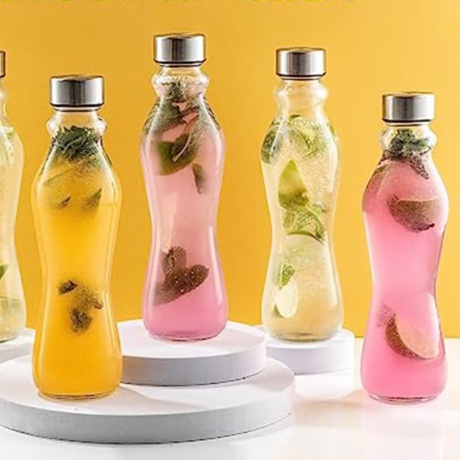 Reusable Glass Water Bottle