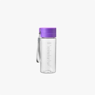 Reusable Glass Water Bottles with Colored Lids