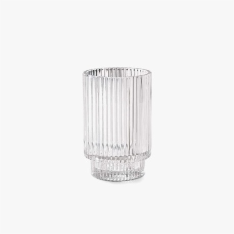 ribbed candle jars