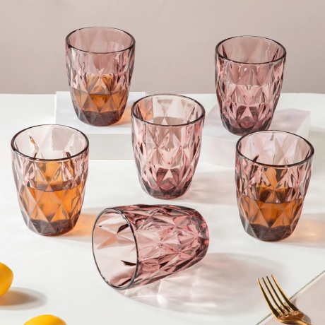 Rose Drink Glass