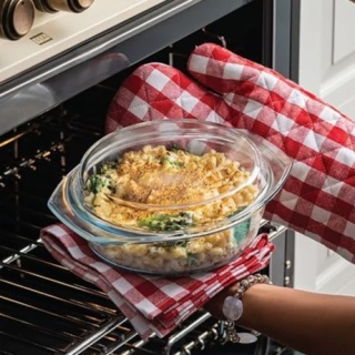 Round Casserole Dish With Lid