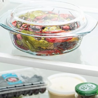 Round Casserole Dish With Lid