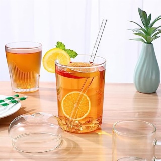 Round Glass Juice Cup