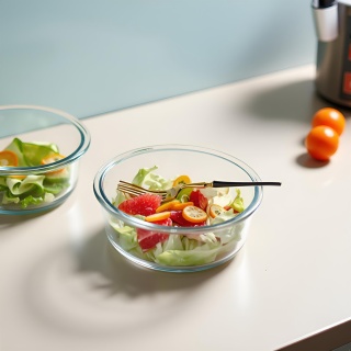 Round Glass Meal Prep Containers