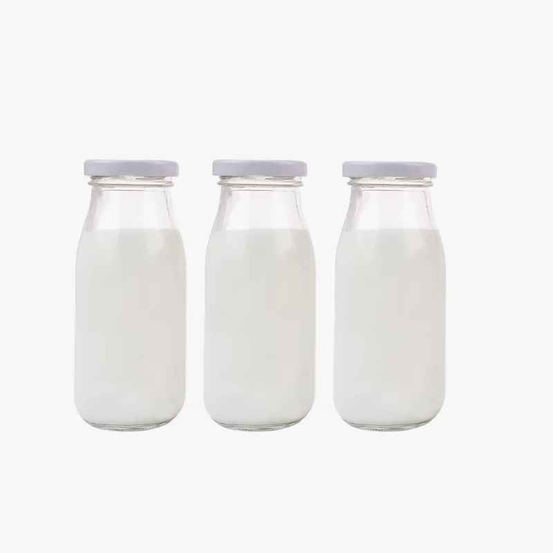 Small Milk Bottles with White Lids Manufacturer Factory, Supplier,  Wholesale - FEEMIO
