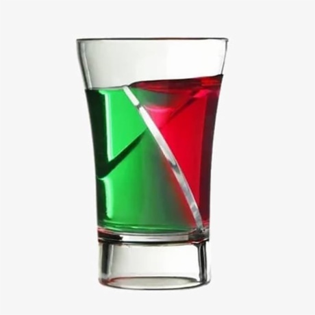 split shot glasses