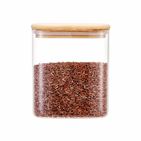 Square Glass Food Storage Containers for Pantry