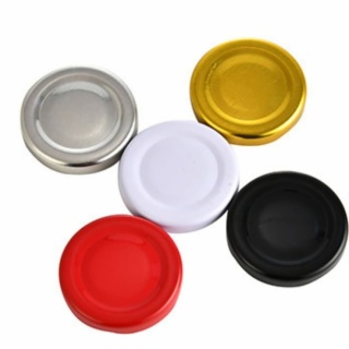 Square Honey Glass Jar lids