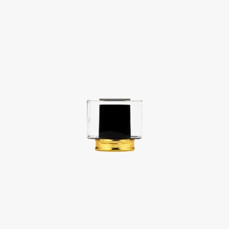 Square perfume bottle with thick bottom