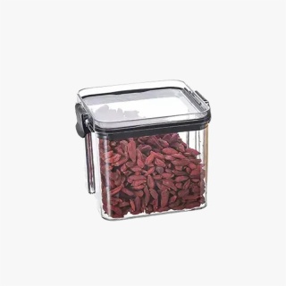 Square Storage Jars with Lids