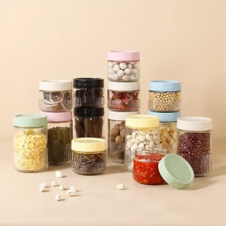 Stackable Glass Food Storage Containers